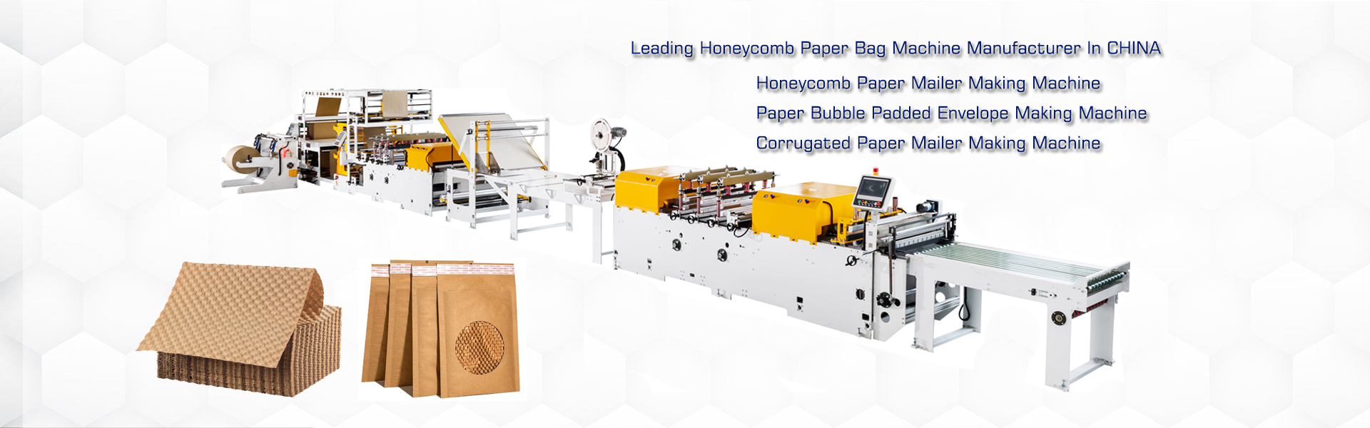 honeycomb paper mailer making machine