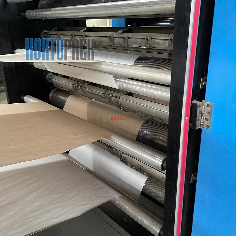 Single Head Cement Paper Bag Making Machine Feed Bag Machine