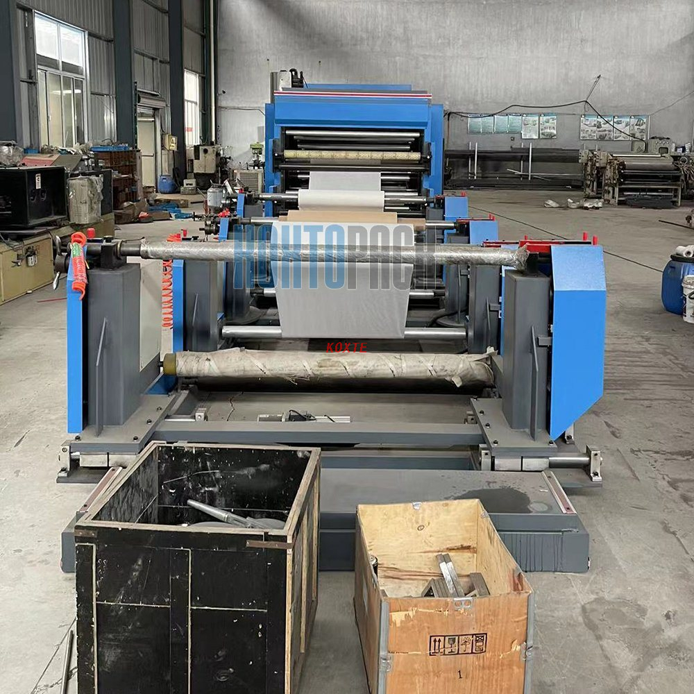 Single Head Cement Paper Bag Making Machine Feed Bag Machine
