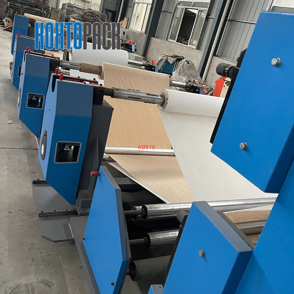 Single Head Cement Paper Bag Making Machine Feed Bag Machine