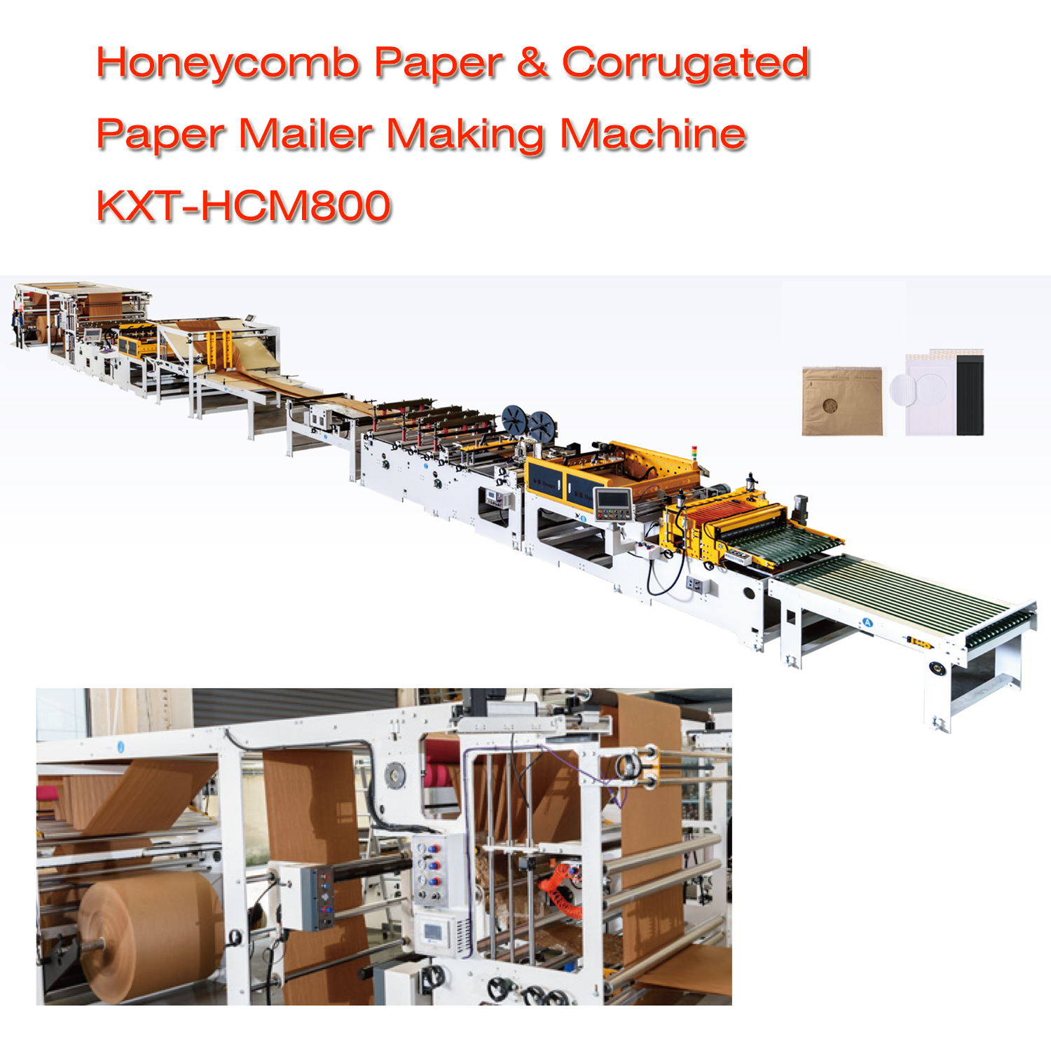  Honeycomb Paper Padded Mailing Envelopes Making Machine
