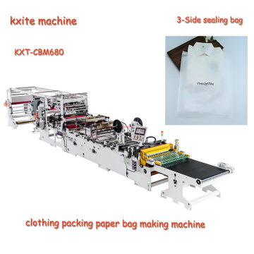 High Efficiency Glassine Paper Garment Bag Making Machine