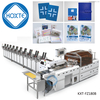 Full Automatic shingle, notebook, hangtag bag forming bagging packing machine