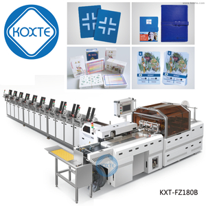 Full Automatic shingle, notebook, hangtag bag forming bagging packing machine