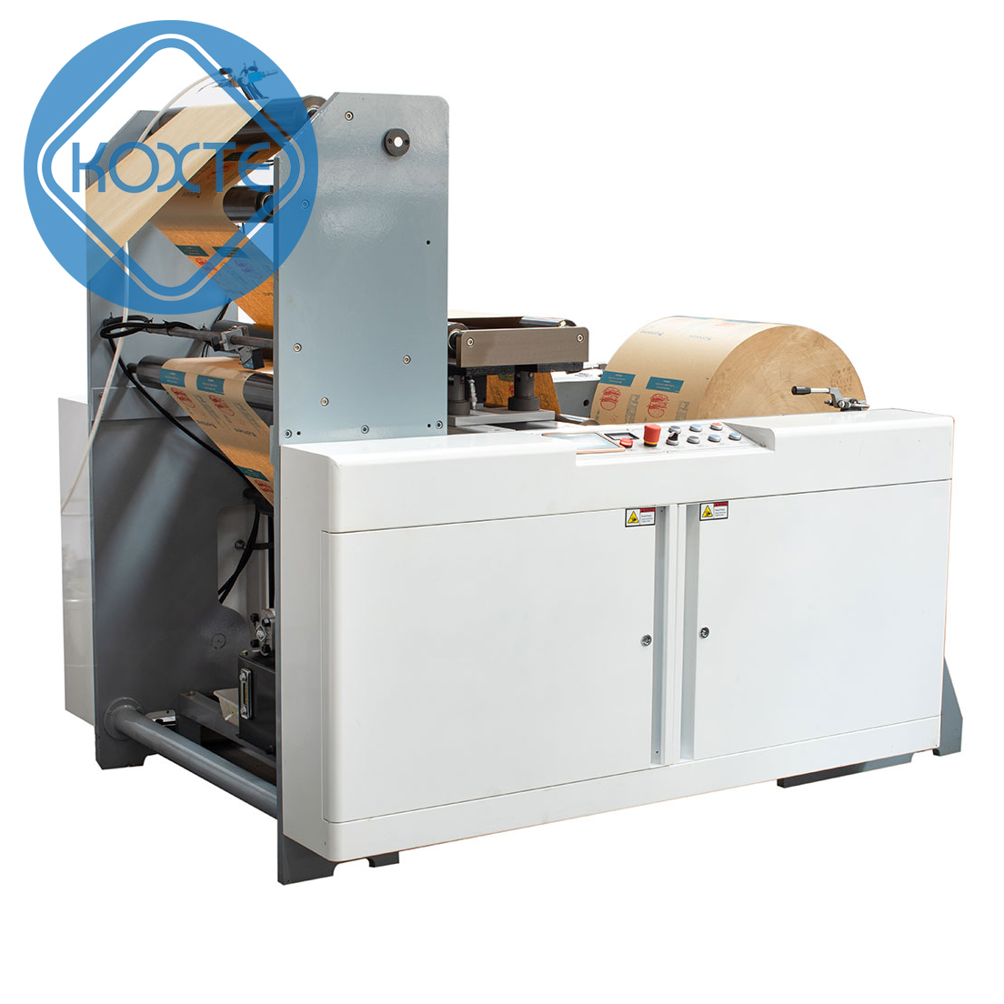 Full Automatic High Speed Sharp Double-folded Bottom Paper Bag Making Machine