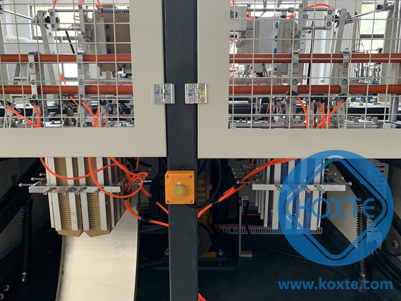 High Speed Vertical Double Station Hamburger/Burger Box/Lunch Paper Pizza Box Carton Forming Making Machine