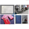 Full Automatic shingle, notebook, hangtag bag forming bagging packing machine