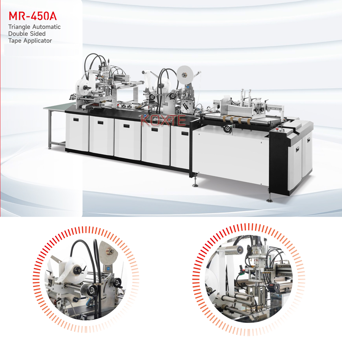 MR-450A Double Sided Tape Application Machine 