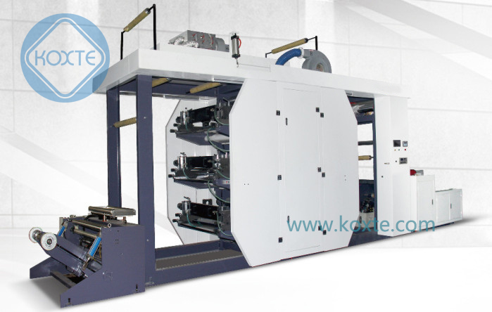 High Speed 6 Colors Kraft Paper Bags Flexographic Printing Machine 