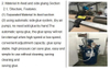 Fully Automatic Roll Feeding Sqaure Bottom Flat Handle Kraft Paper Bag Food Carry Bag Making Machine