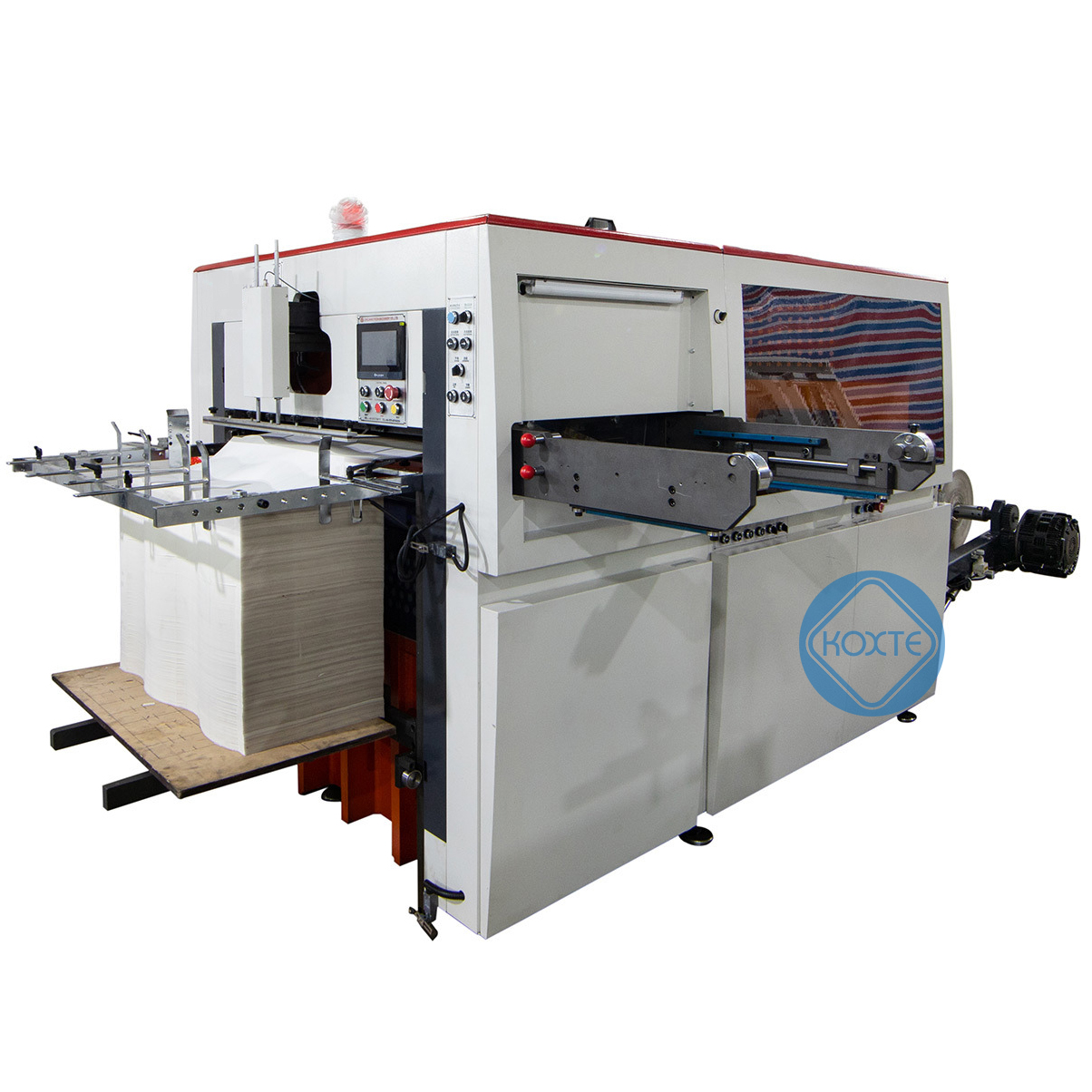 Paper Cup Box Blanks Roll Paper Flatbed Die Cutting Machine
