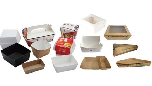 High Speed Vertical Double Station Hamburger/Burger Box/Lunch Paper Pizza Box Carton Forming Making Machine