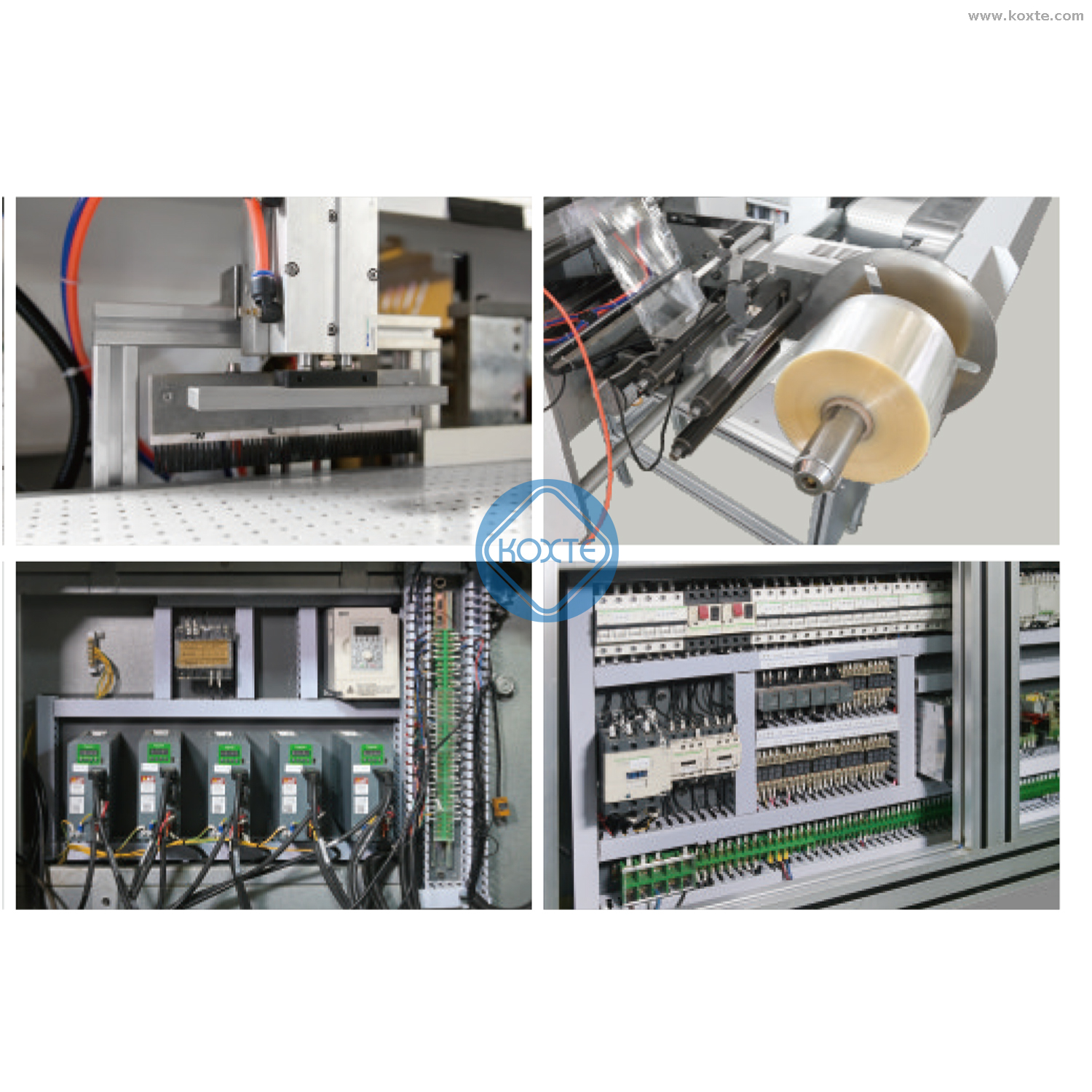 Full Automatic shingle, notebook, hangtag bag forming bagging packing machine
