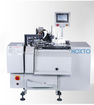 Full Automatic Luxury fashion Paper HangTag, Garment Accessories Apparel Label HangTag Threading Machine