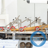 V Shape Bottom Food Paper Bag Making Machine With 2 Colors Printing
