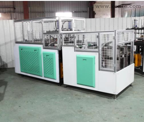 Double Lane Automatic High Speed Paper Plate Forming Machine White Cardboard/Aluminum Foil Paper
