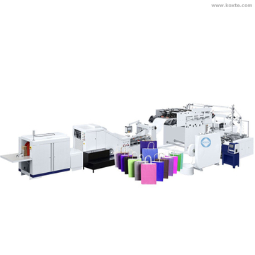 Full Automatic High Speed Sharp Double-folded Bottom Paper Bag Making Machine