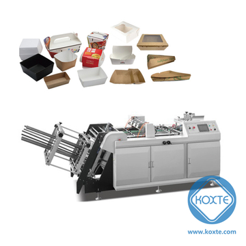 Environmental Protection Durable Various Hamburger/Fast Food Paper Box Forming Making Machine
