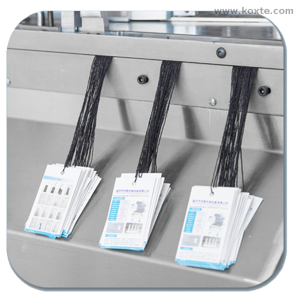High Speed Paper Car Air Freshener Card Knot Tying Machine