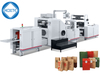 Automatic Craft High Speed Paper Bag Making Machine with Plastic Window