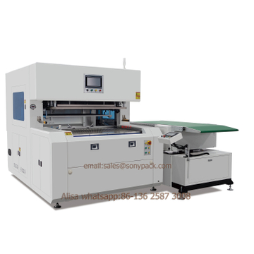 Food Packaging Box Paper Cup Waste Stripper Offline Blanking Machine After Die Cutting Machine with New Paper Collecting Section