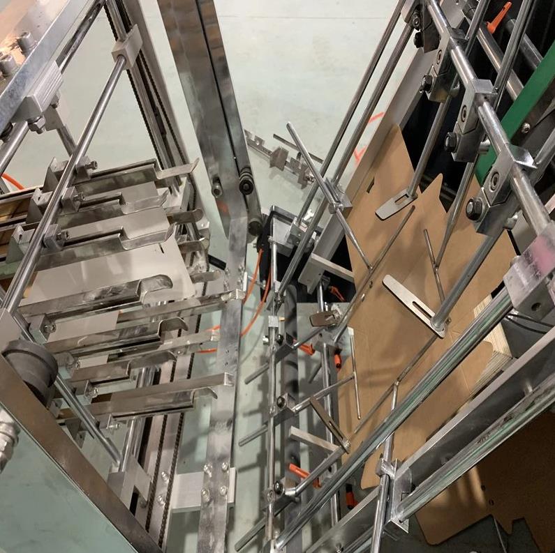 High Speed Vertical Double Station Hamburger/Burger Box/Lunch Paper Pizza Box Carton Forming Making Machine