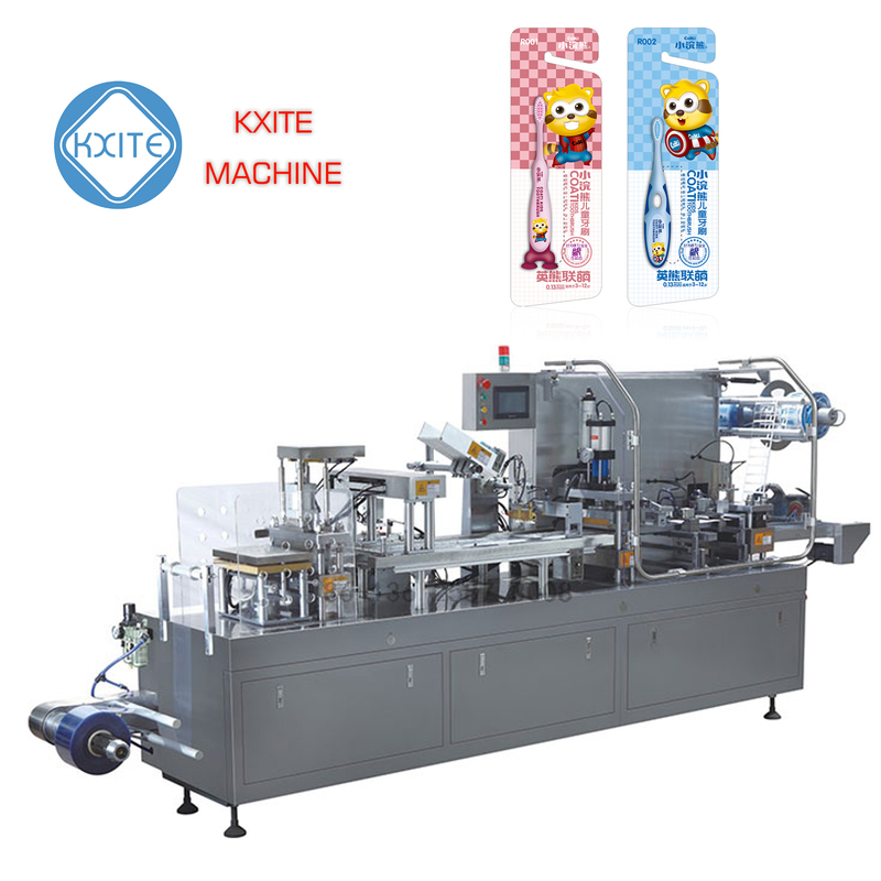 High Speed Plastic Blister Paper Card Packing Machine for Toothbrush