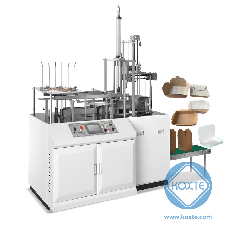 Paper Lunch Box Making Machine for Take Away Fast Food