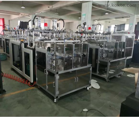 Double Lane Automatic High Speed Paper Plate Forming Machine White Cardboard/Aluminum Foil Paper