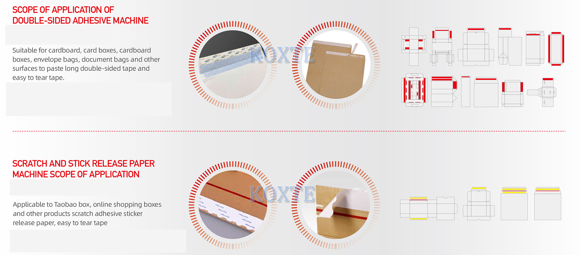 Double Sided Tape Application Machine 