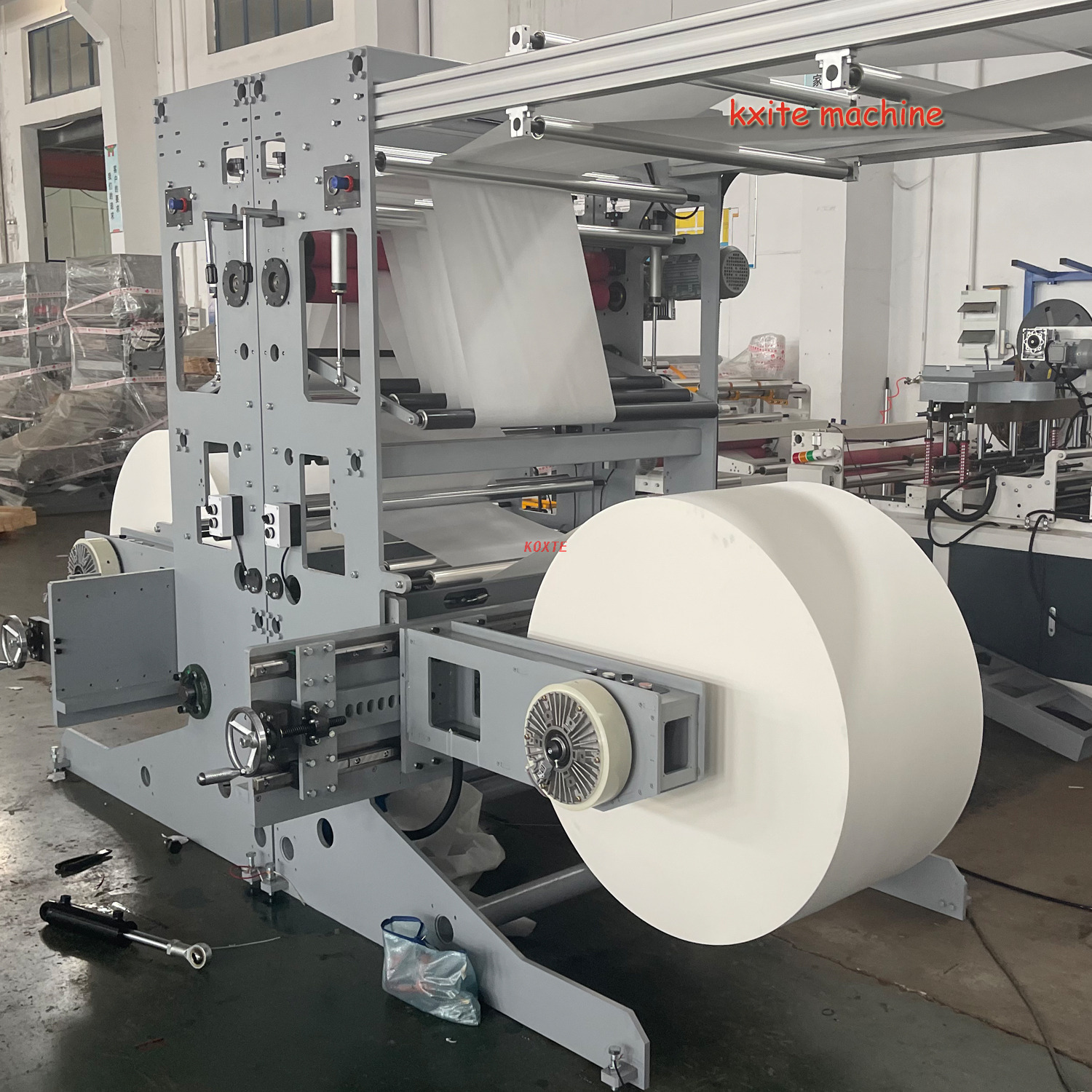 Eco-Friendly Compostable Clothes Garment Packing Glassine Waxed Paper Bag Making Machine