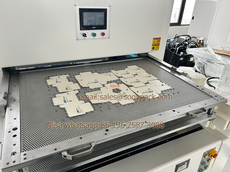 Automatic Blank Single Head Blanking Waste Paper Recycling Cardboard Waste Stripping Machine