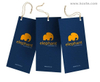 Full Automatic Logo Paper Garment Hangtag Labels Clothing Hang Tag Threading Machine with String