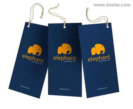 Full Automatic Logo Paper Garment Hangtag Labels Clothing Hang Tag Threading Machine with String