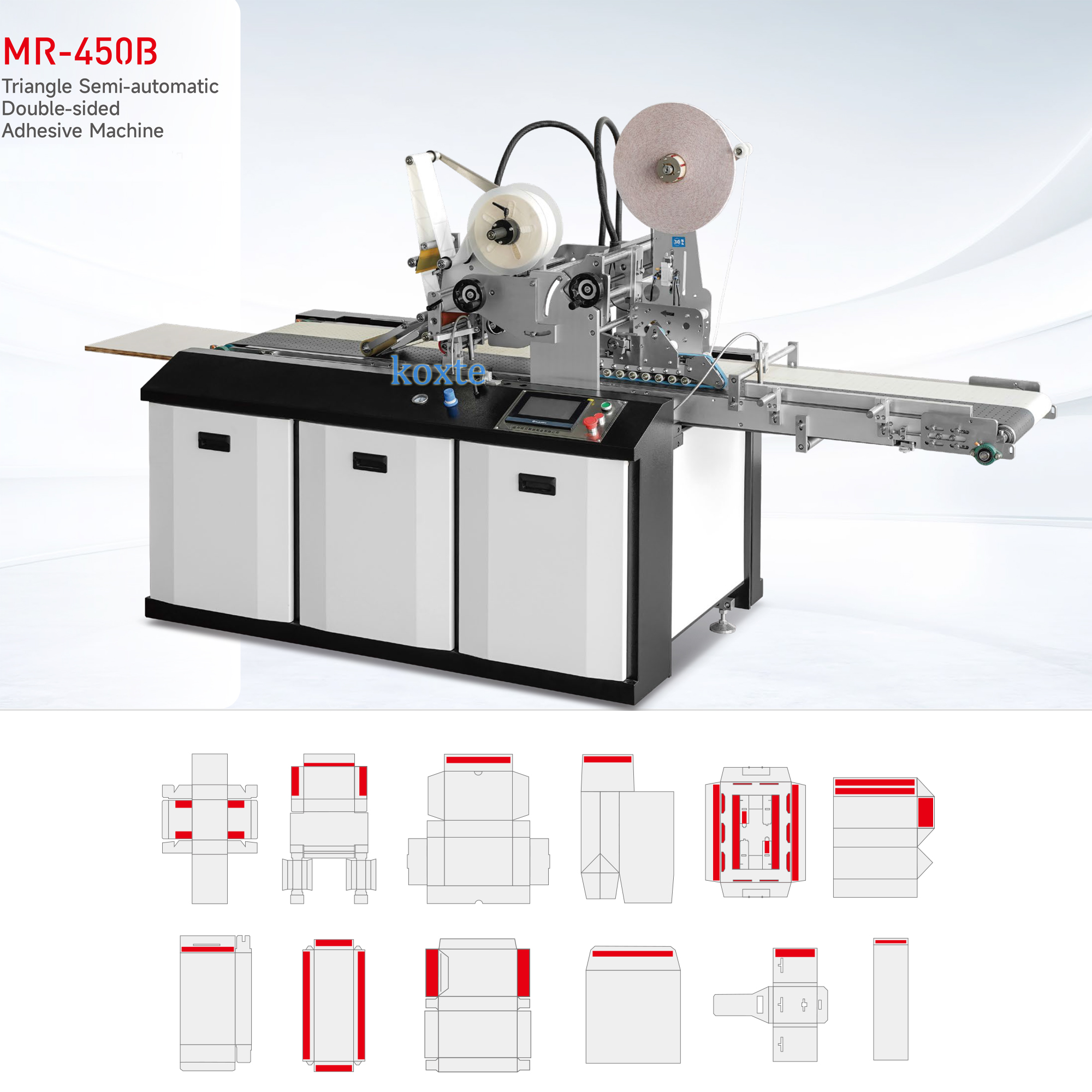 MR-450 Double Sided Tape Application Machine