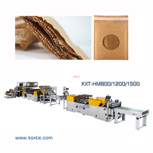 Customizable Writing Eco-Friendly And Biodegradable Kraft Paper Postal Document Honeycomb Paper Envelope Bag Making Machine with Honeycomb Shaped Interlayer