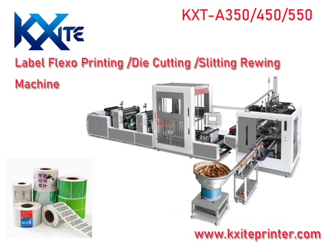 Self-adhesive Label Fully Automatic Self-adhesive Label Flexo Printing Die Cutting And Slitting Rewinding Packaging Production Line