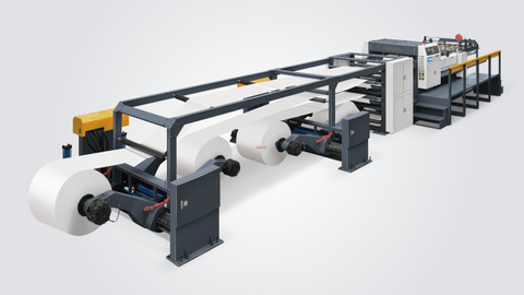 CM 1100A/1500A/1700A/1900A Servo Precision High Speed paper Sheet Cutter machine (Four Reels)