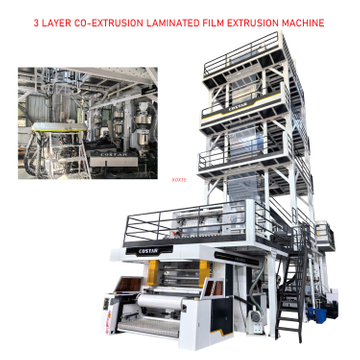 3-layer co-extrusion agricultural blown film machine