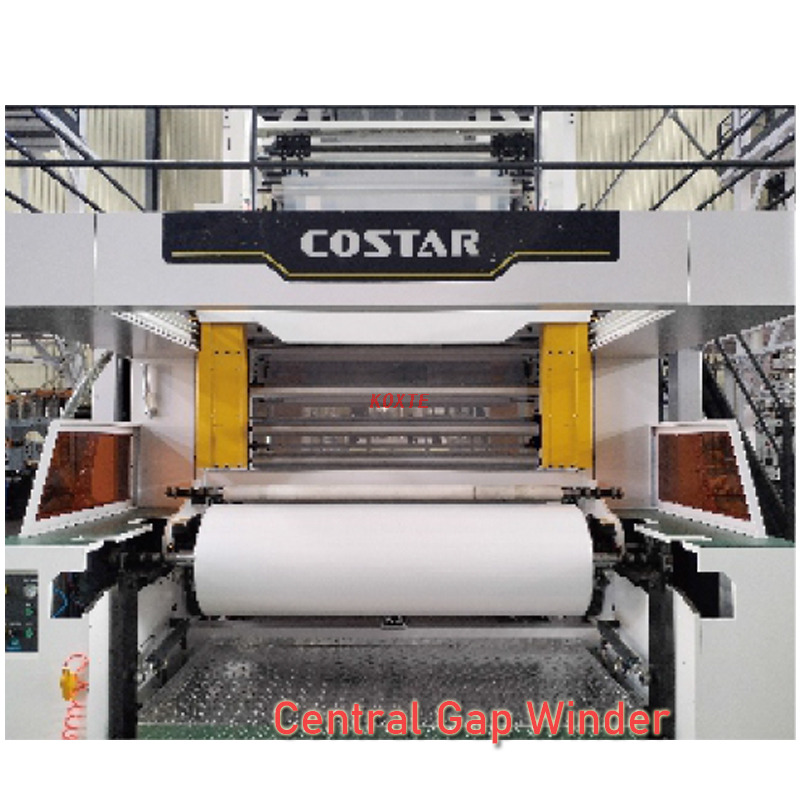 5-layer co-extrusion industrial packaging film blowing machine