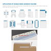 Double Sided Acrylic Adhesive Tear Strips Taping Machine Auto Taper Pasting Machine