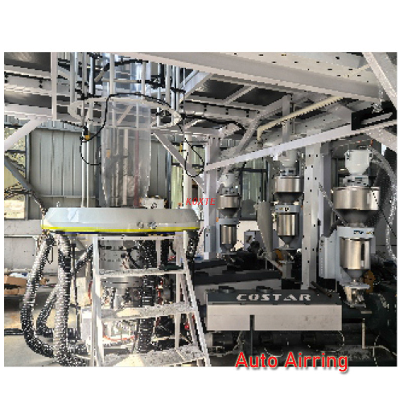 3-layer co-extrusion agricultural blown film machine